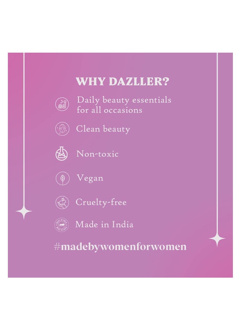 DAZLLER - Dazller Liquid Eyeliner Waterproof, 9.5ml, Black, Smudge-proof, Matte, One stroke application, Long-lasting, Deeply pigmented, Lightweight, Quick-drying - Image 1
