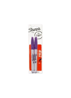 Sharpie Permanent Markers Fine Point Purple 2Pack (1765445)  - Image 2