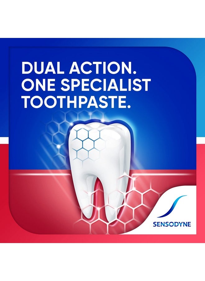 Sensodyne - Sensodyne Sensitivity & Gum Sensitive Toothpaste for Gingivitis, Sensitive Teeth Treatment, Clean & Fresh - 3.4 Ounce (Pack of 4) - Image 1