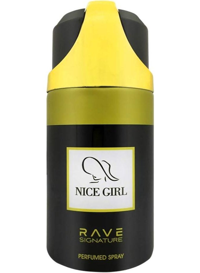 RAVE signature nice girl perfumed spray, 250ml - Image 1
