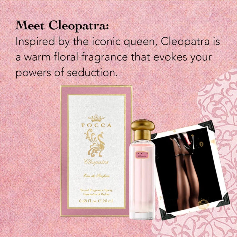 Tocca Women's Perfume, Cleopatra Fragrance, 0.68 oz (20 ml) - Warm Floral, Grapefruit, Jasmine, Vanilla Musk - Image 3