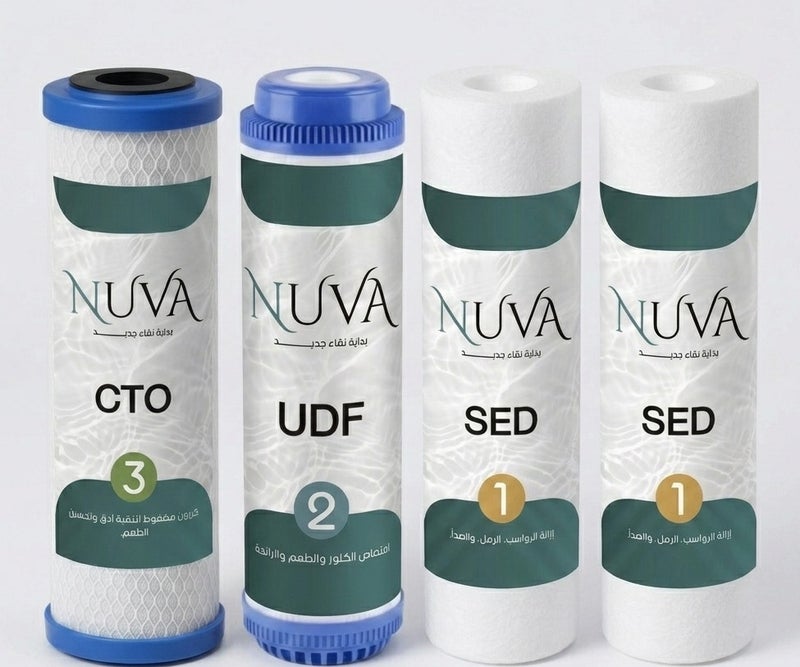 طقم شمعات فلتر مياه نوفا (NUVA)