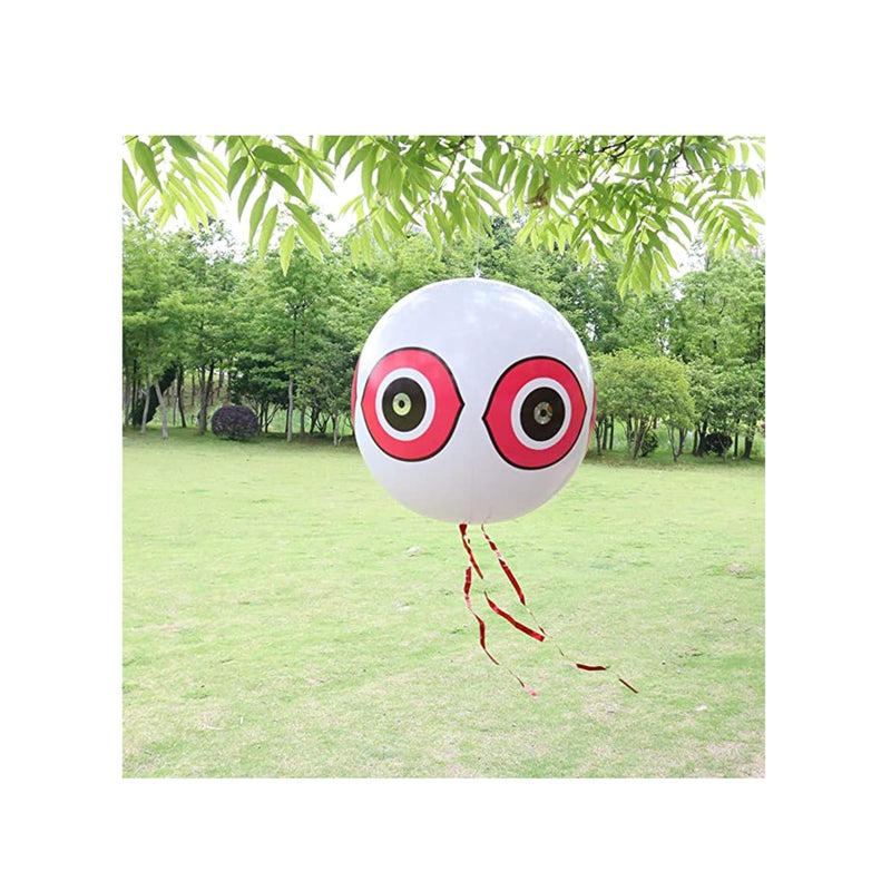 Zikra 3 Pcs Bird Balloons, Reflective Eyes Balloon Bird Repellent, Keep Birds Away Garden, Highly Effective, Easy to Use, Crops, Windows, Boats, Cars and Pools, Wildlife Friendly - Image 4