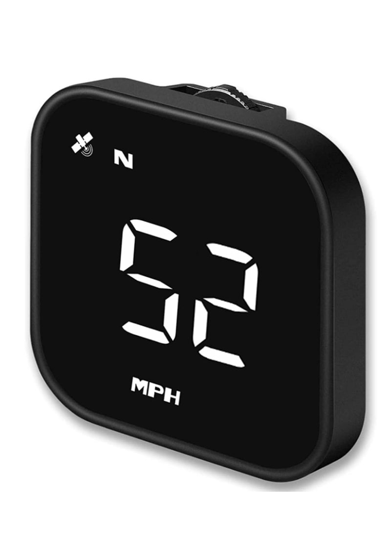 Furtey - Digital GPS Speedometer, New HUD Car Head Up Display with Digital Speed in MPH KPH Universal Fatigue Driving Reminder Overspeed Alarm Trip Meter for All Vehicle White - Image 1