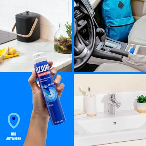 Ozium 3.5oz Air Sanitizer Spray & Odor Eliminator for Homes, Cars, Offices and More, New Car Smell, (Pack of 2) - Image 4