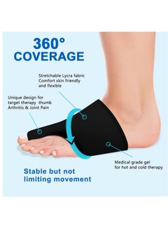 Excefore Forefoot Toe Ice Pack, Foot Ice Packs Big Toe for Pain Relief, Cold and Heat Therapy Gel Foot Ice Pack for Swelling, Plantar Fasciitis, Blisters, Bunions  - Image 3