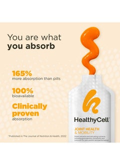 Healthycell Healthycell Joint Health & Mobility - Glucosamine Chondroitin Joint Support Supplement with Curcumin and Hyaluronic Acid for Joint Comfort, Flexibility, Relief - Maximum Absorption - 30 Gel Packs  - Image 4