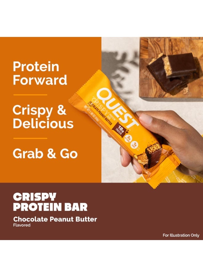 Quest Hero Protein Bar – Chocolate Peanut Butter Flavor, High Protein, Low Sugar, Gluten-Free, 54G (Box Of 12 Bars)