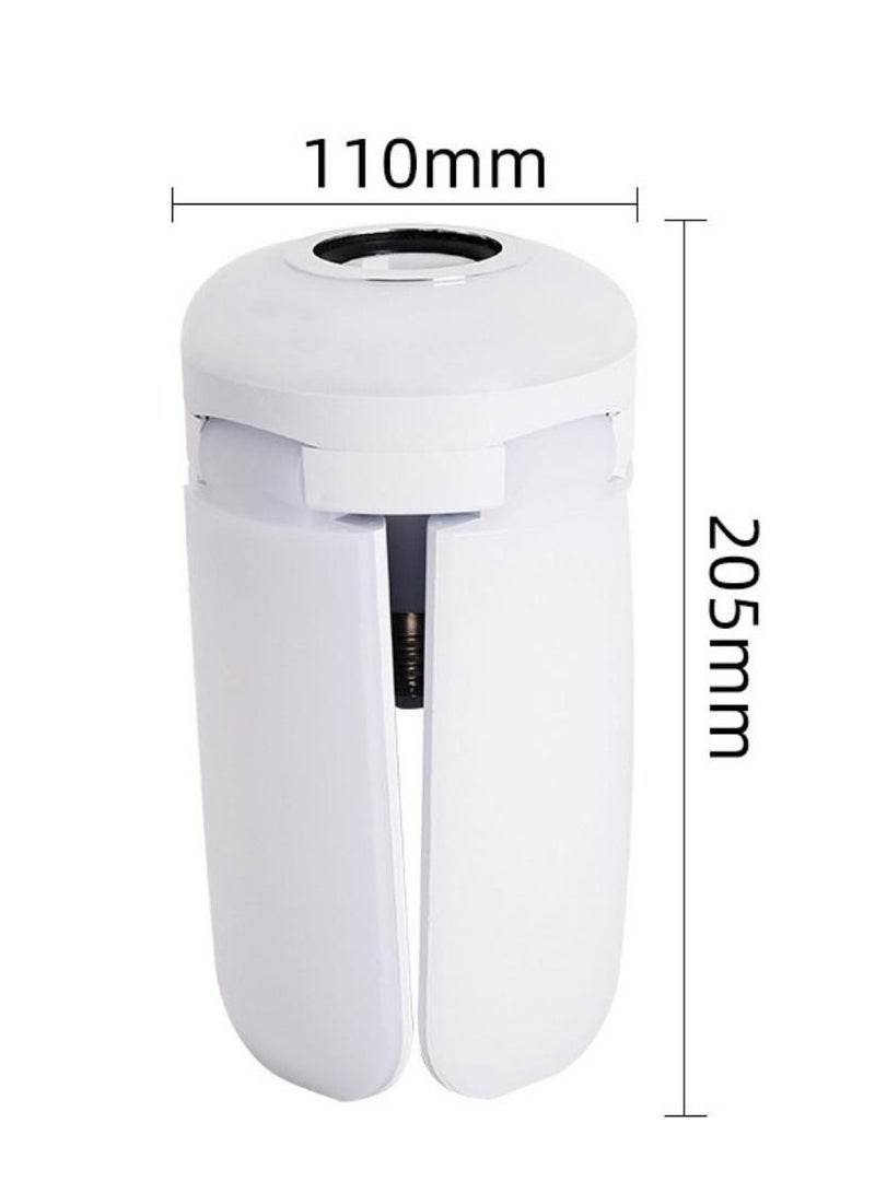 E27 LED Deformable Ceiling Fan 3 Wings Starry Light Bluetooth Music Speaker RGB Lamp With Remote Control  - Image 5