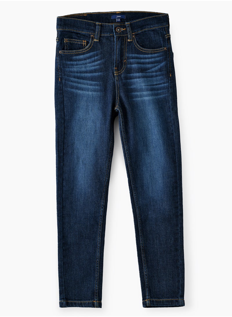 JAM Jam Boys Basic Denim Jeans, Soft and Comfortable Cotton-Blend Denim Jeans for Boys, Perfect for Everyday Wear  - Image 2