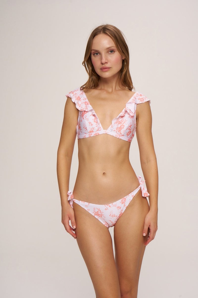 pierre cardin HR23BA005 Faux Jumpsuit Lace-up Bikini Bottom - Image 1