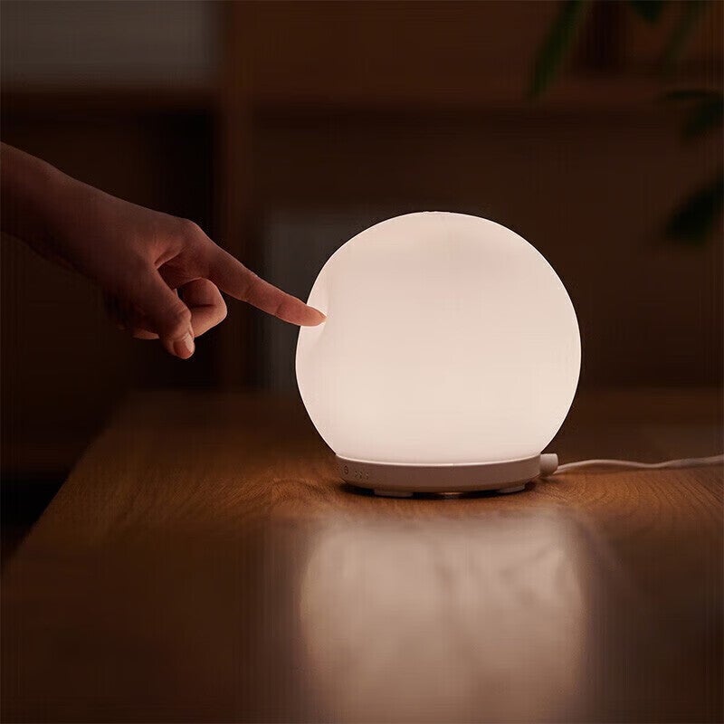 JD Jing Zao MUJI Touch-Control Ultrasonic Soft Light Aromatherapy Diffuser with Humidification And Night Light, Three-In Birthday Gift for Wome - Image 2