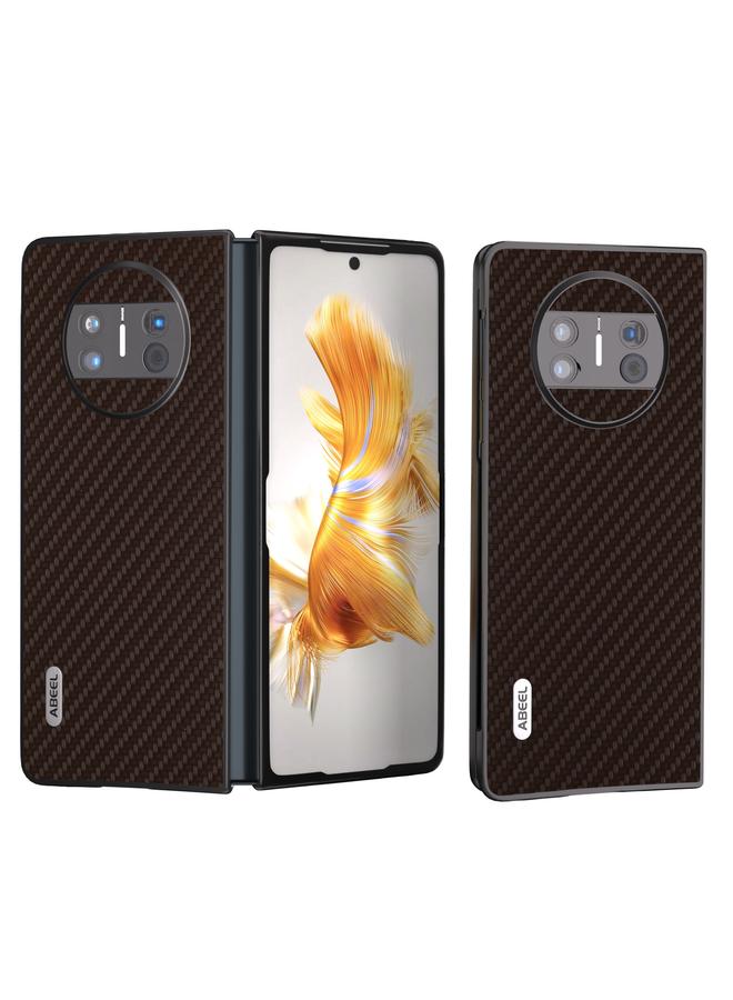 S-TOP Case For Huawei Mate X3 ABEEL Carbon Fiber Texture Protective Phone Case - Image 1