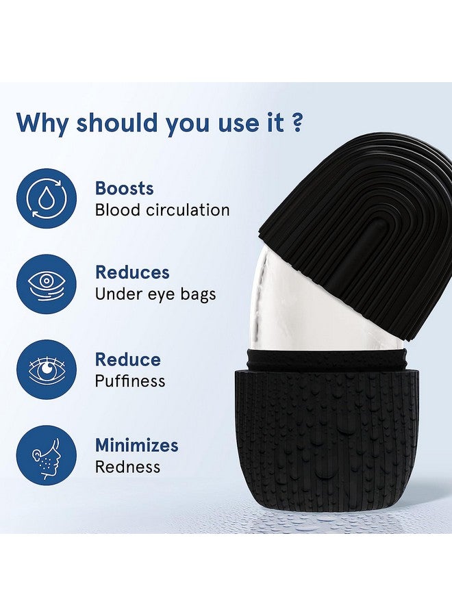 Adbeni Face Ice Roller, Silicone Base For Face, Neck & Body, Boosts Blood Circulation, Reduces Puffiness, Redness & Under Eye Bags, Unbreakable and Reusable,Glowing And Clear Skin - Image 3