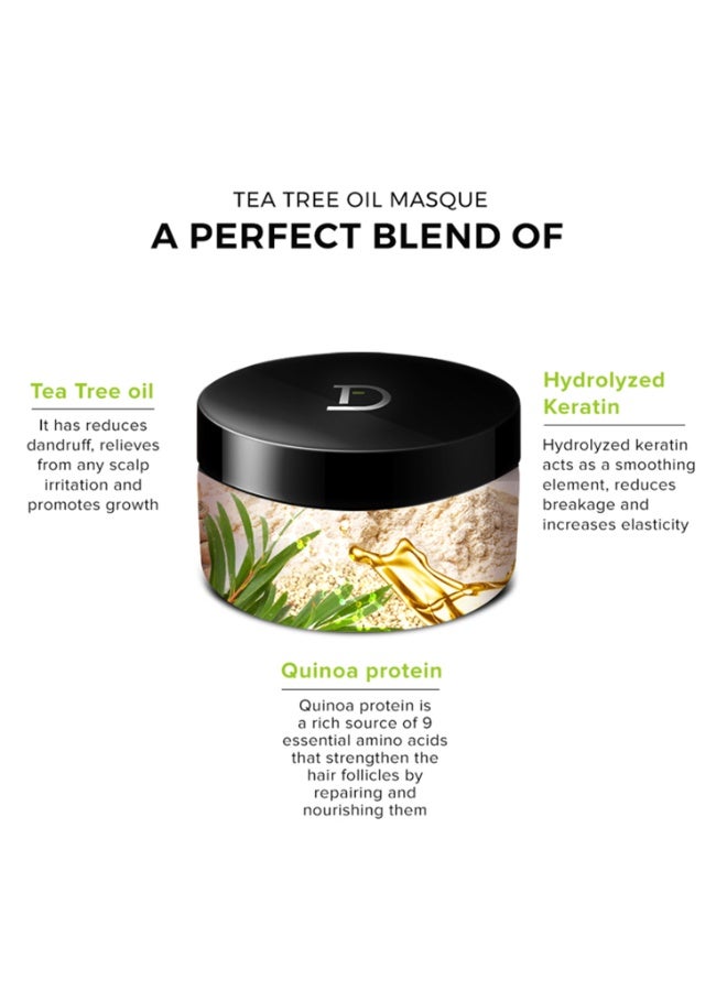 De Fabulous Tea Tree Oil Masque-250 ml |All hair types | Scalp Health | Sulphate Free - Image 2