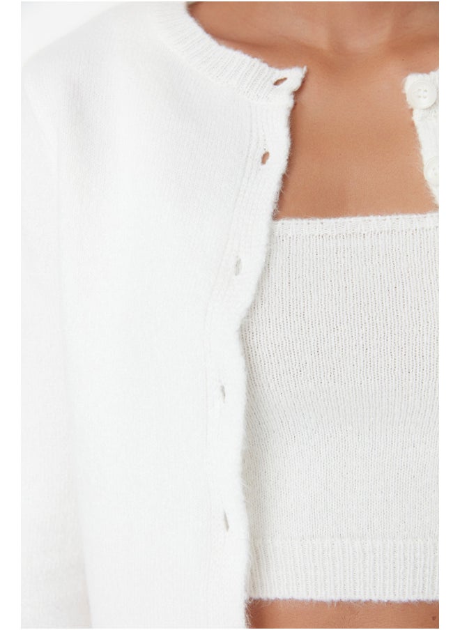 trendyol - Cardigan - Ecru - Slim fit - Image 1