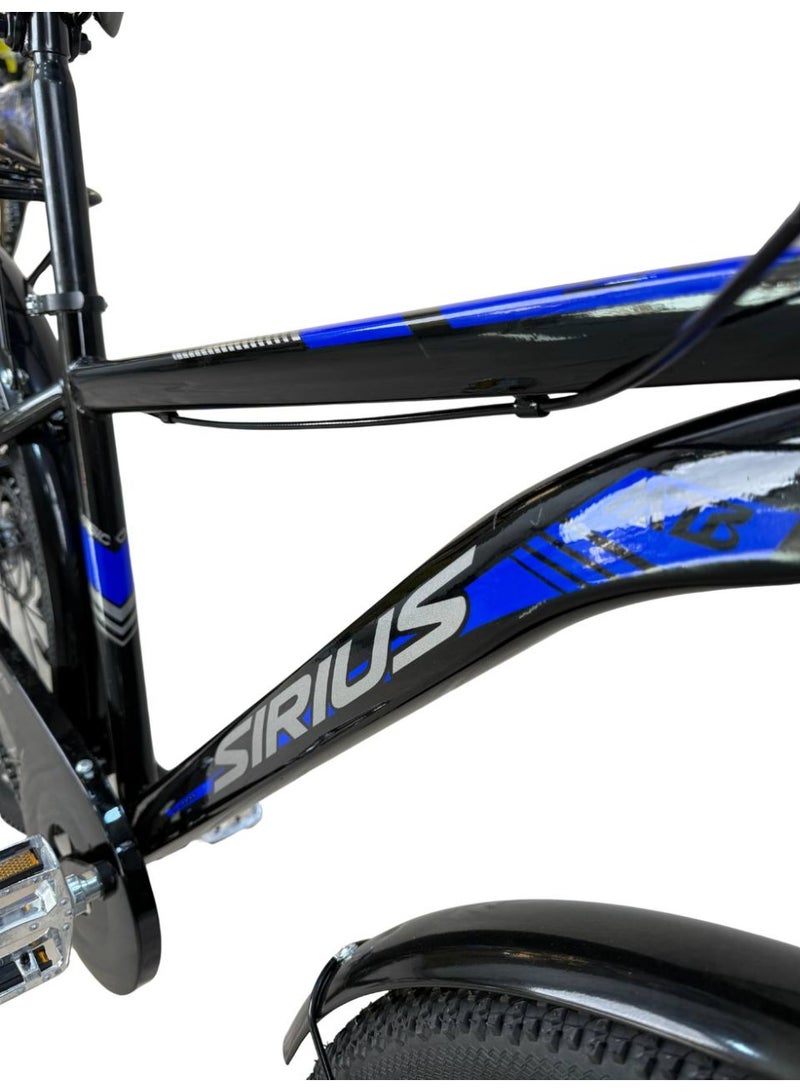 SIRUS 26-Inch Multi-Purpose Bicycle with Front Basket &1-Speed - Image 4