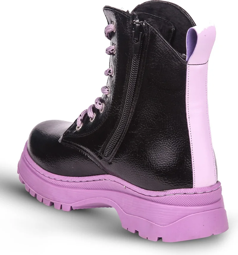 كابتن جونيور Girl's Boots Orthopedic with Fur Inside