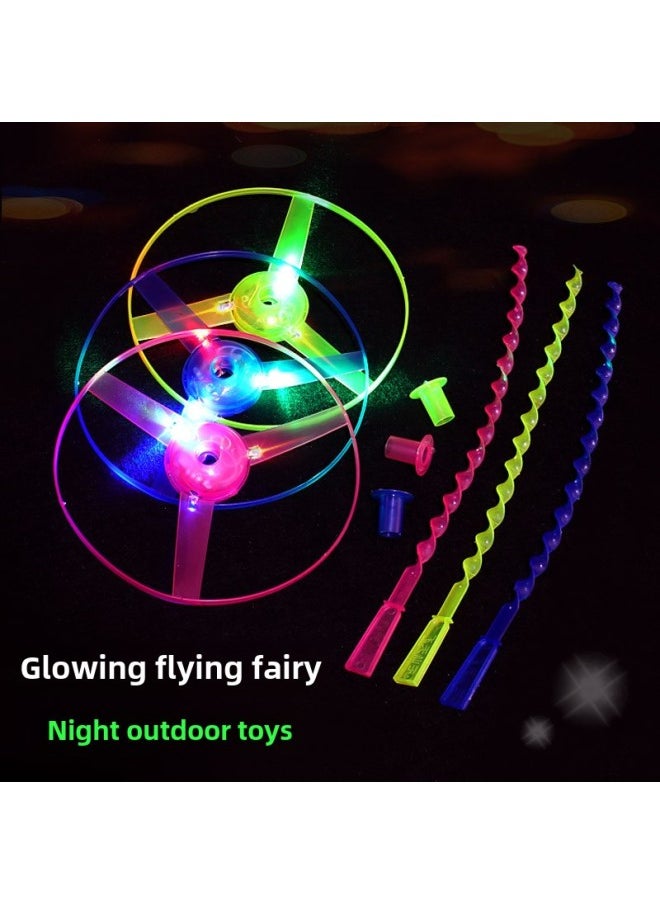 Generic Night Market Stall Net Red Luminous Small Toys Children's Square Toys Night Park Ring Stall Small Gifts Wholesale-Color:20 Glowing Bamboo Dragonflies  - Image 5