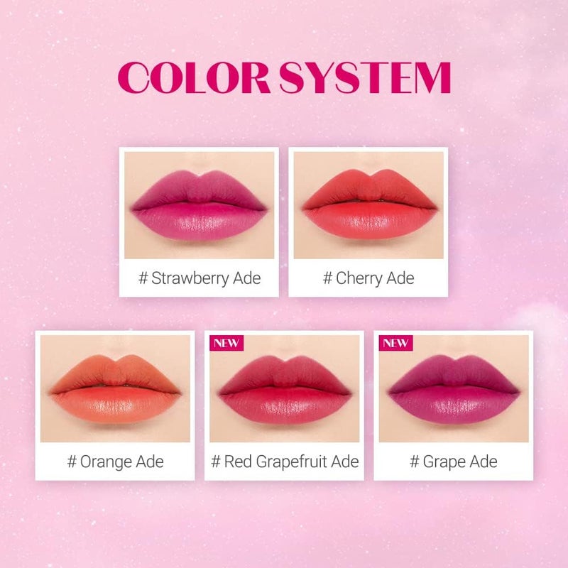 Dear Darling Water Tint Cherry Ade 2 Set (21AD) | Vivid Color Lip Stain with Moisturizing Weightless & Non-sticky Finish Lip Stain | Smudge-proof & Lightweight Lip Tint | K-beauty - Image 5