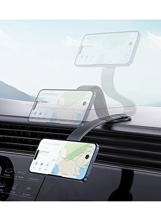 Usams Universal Magnetic Car Phone Holder for Dashboard 360° Rotatable Car Phone Mount MagSafe Car Mount With Ultra Strong Magnets Compatible With iPhone 15 14 13 12 Series ‎Samsung S24 S23 And More Black  - Image 2