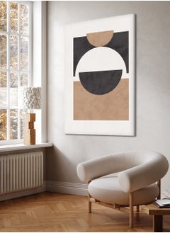 LOWHA Canvas Wall Art Stretched Over Wooden Frame with Abstract Painting  - Image 1