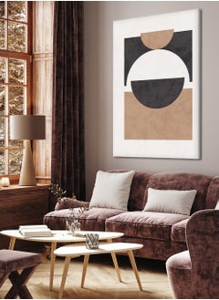 LOWHA Canvas Wall Art Stretched Over Wooden Frame with Abstract Painting  - Image 2