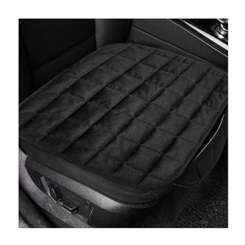 DXNQ Car Seat Cushion Soft Plush Auto Seat Cover with NonSlip Silicone Bottom Storage Pocket Universal Breathable Vehicle Seat Cushion Pad for Car Truck SUV Black - Image 1