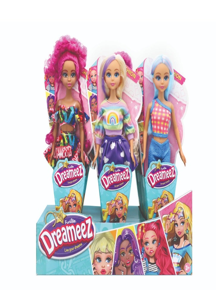 فانفيل مجموعة ألعاب الدمية دريميز فاشون، أربعة ألوان متنوعة (أي لون) - Image 2