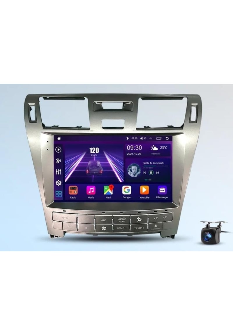 Vierex - Car Stereo For Lexus LS460 2006-2009 Support Apple Carplay Android Auto Wireless QLED 4GB RAM Fast Interface Quick Boot AHD Camera Included SIM Card Bluetooth USB Video multimedia - Image 1