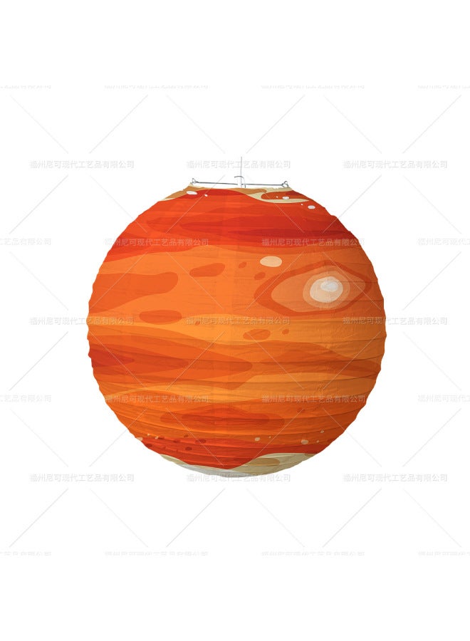 نيك فانوس ورق السماء المرصع بالنجوم - إكسسوارات زينة حفلات أعياد الميلاد لرياض الأطفال - فانوس كروي قابل للطي والتركيب الذاتي - Image 1