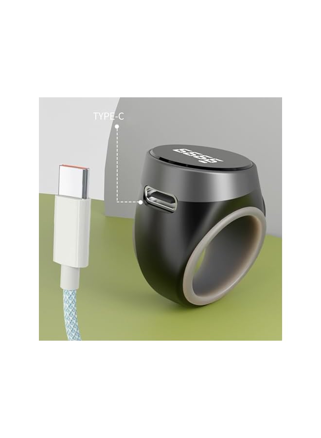 عداد تسبيح ذكي، خواتم تسبيح إلكترونية قابلة لإعادة الشحن، 3 أحجام (18/20/22 مم)، عداد أصابع مقاوم للماء للمسلمين، للصلاة، تذكير. - Image 3