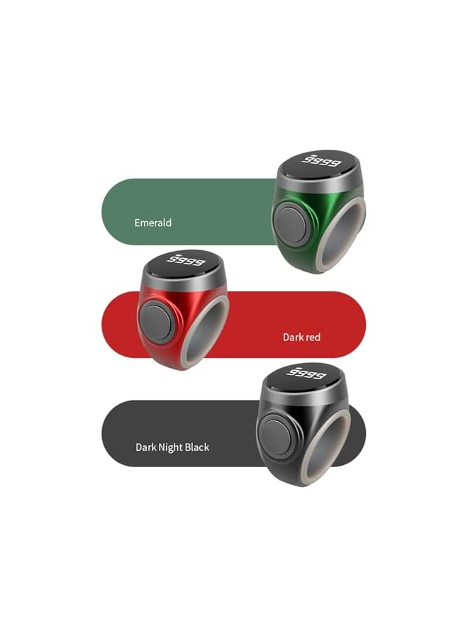 عداد تسبيح ذكي، خواتم تسبيح إلكترونية قابلة لإعادة الشحن، 3 أحجام (18/20/22 مم)، عداد أصابع مقاوم للماء للمسلمين، للصلاة، تذكير. - Image 2