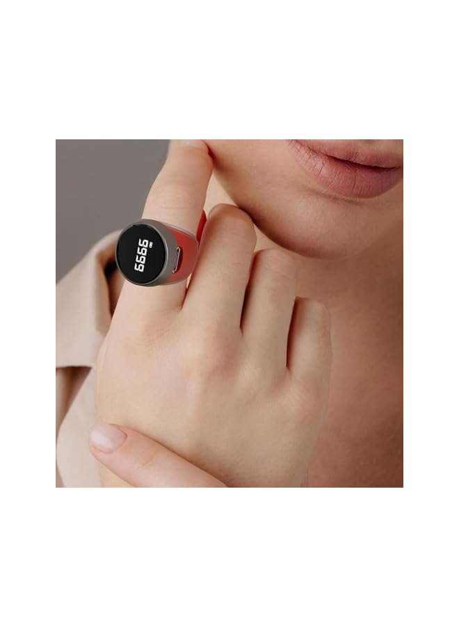 عداد تسبيح ذكي، خواتم تسبيح إلكترونية قابلة لإعادة الشحن، 3 أحجام (18/20/22 مم)، عداد أصابع مقاوم للماء للمسلمين، للصلاة، تذكير. - Image 4