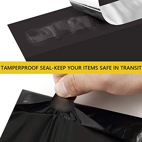 UCGOU Poly Mailers 19x24 Inch Black 50 Pack Extra Large Shipping Bags Strong Thick Mailing Envelopes Self Seal Adhesive Waterproof and Tear Proof Boutique Postal for Clothing Quilt and More - Image 4