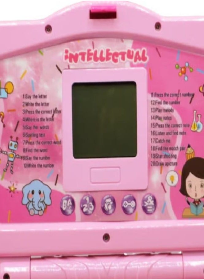 null - Educational Laptop for Ages 3+, Best Preschool Tool for Kids and Lots of Learning Activities for Babies (Pink) - Image 1