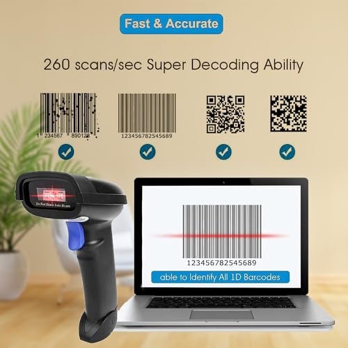 Shreyans Barcode Scanner for Fast & High Speed Scanning Experience - Image 3