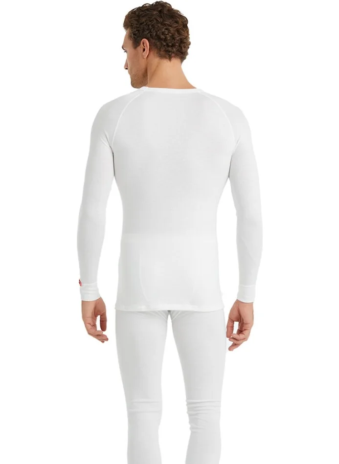 بلاك سباد Unisex Thermal T-Shirt Level 2 9259 - White