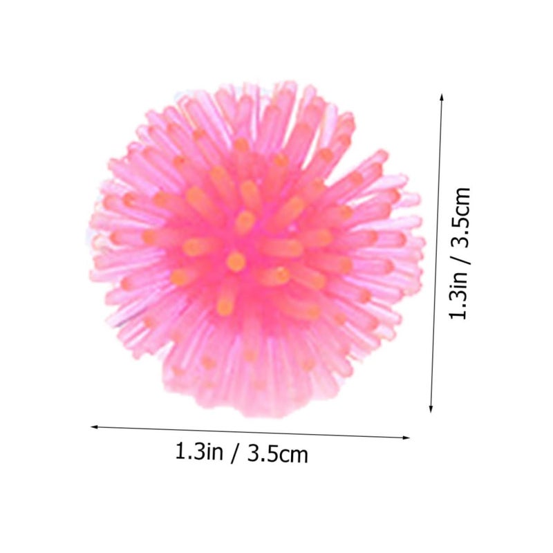 10pcs Cat Teaser Balls 3.5cm Soft Thorn Shape Interactive Pet Toys For Indoor Kitten Play Random Color - Image 3
