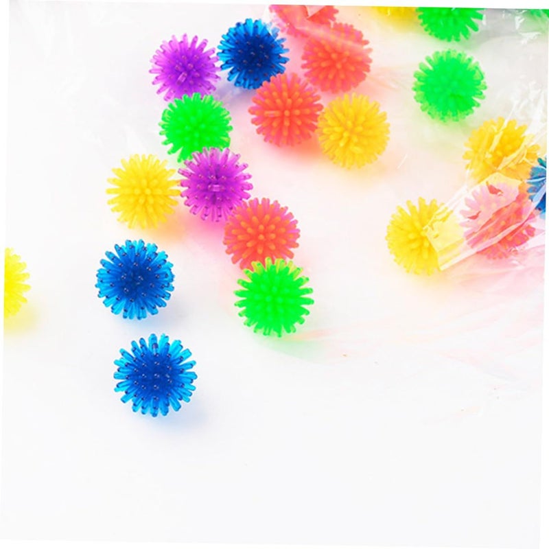 10pcs Cat Teaser Balls 3.5cm Soft Thorn Shape Interactive Pet Toys For Indoor Kitten Play Random Color - Image 5