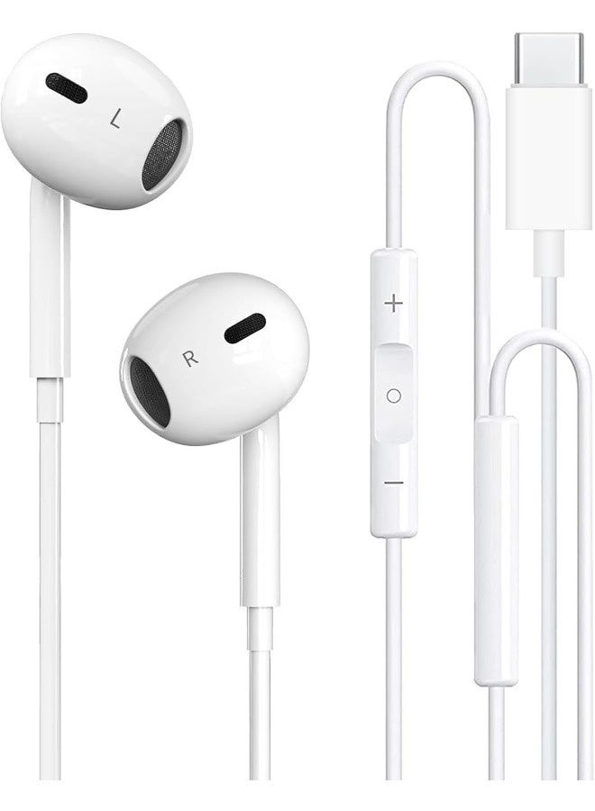 xyxs Xyxs Usb C Headphones Wired For iPhone 17 16 Type C Earphones With Microphone Remote Z986D0810D3034A9E8DE5Z