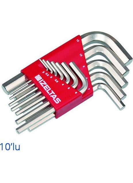 İzeltaş Izeltaş Allen Key Tk. 10pcs 