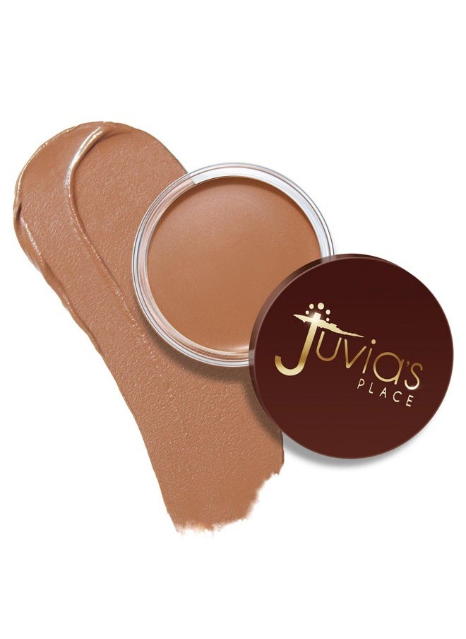 Juvia's Place - Bronzed Cream Bronzer Honeycreamy Bronzing Makeup Beauty Glow Sun Kissed Cheek Matte Shimmer Contour Long Lasting Finish Pigmented Bronze Light Buildable Blendable - Image 1