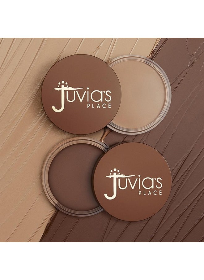 Juvia's Place - Bronzed Cream Bronzer Honeycreamy Bronzing Makeup Beauty Glow Sun Kissed Cheek Matte Shimmer Contour Long Lasting Finish Pigmented Bronze Light Buildable Blendable - Image 1