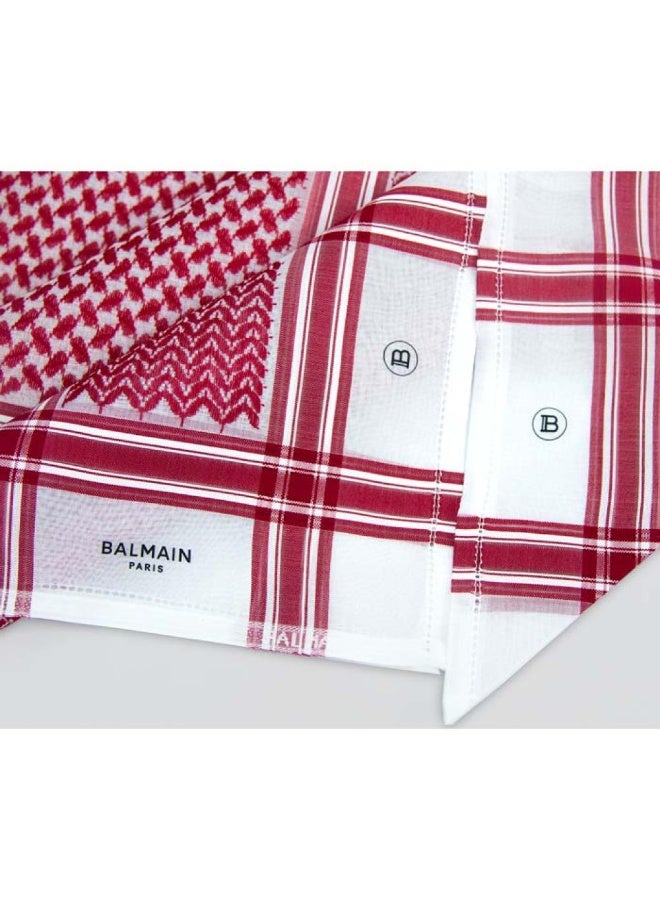 BALMAIN PARIS Shemagh – Signature Luxury, Timeless Elegance - Image 3