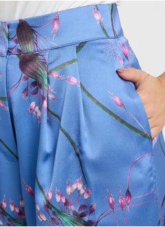 Ted Baker Printed Satin High Waist Pants  - Image 3