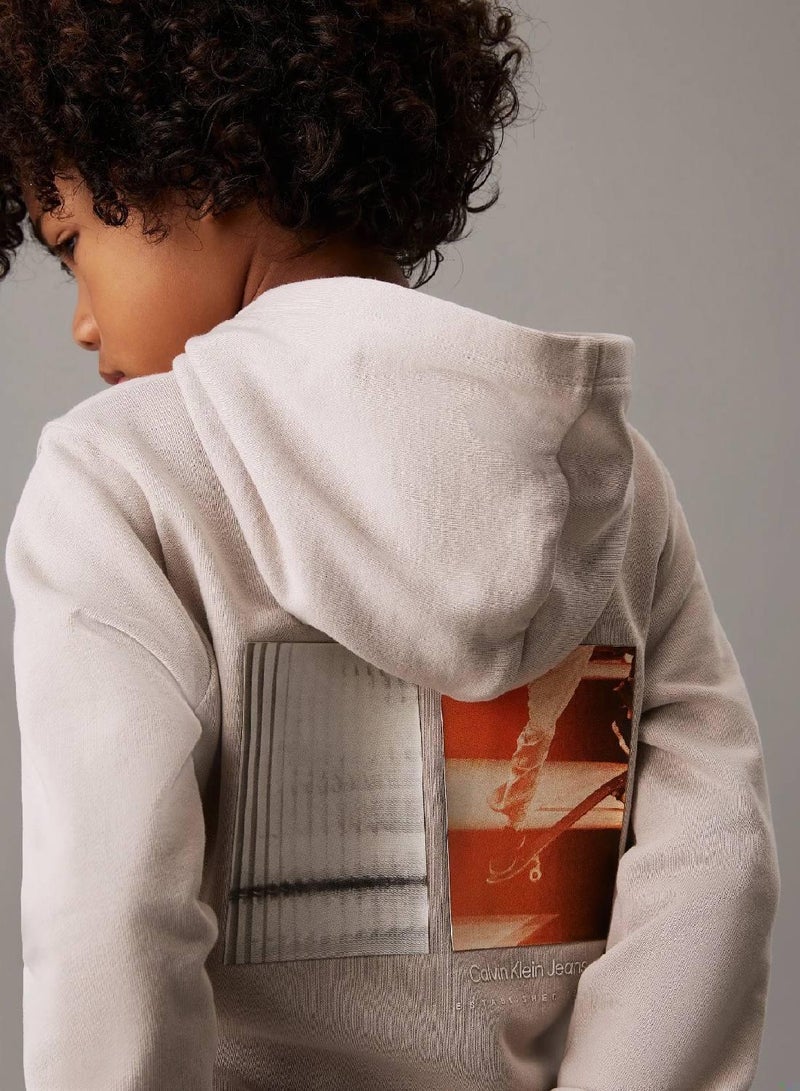 Calvin Klein Jeans Graphic Backprint Hoodie - Image 5