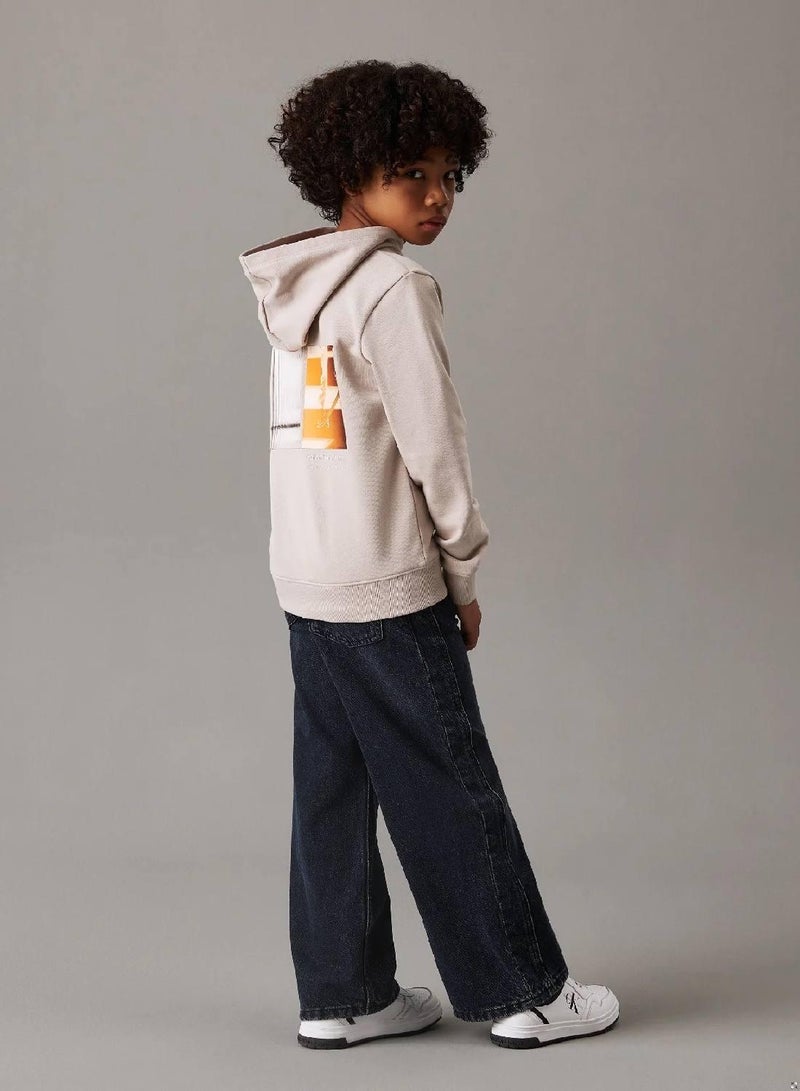 Calvin Klein Jeans Graphic Backprint Hoodie - Image 2