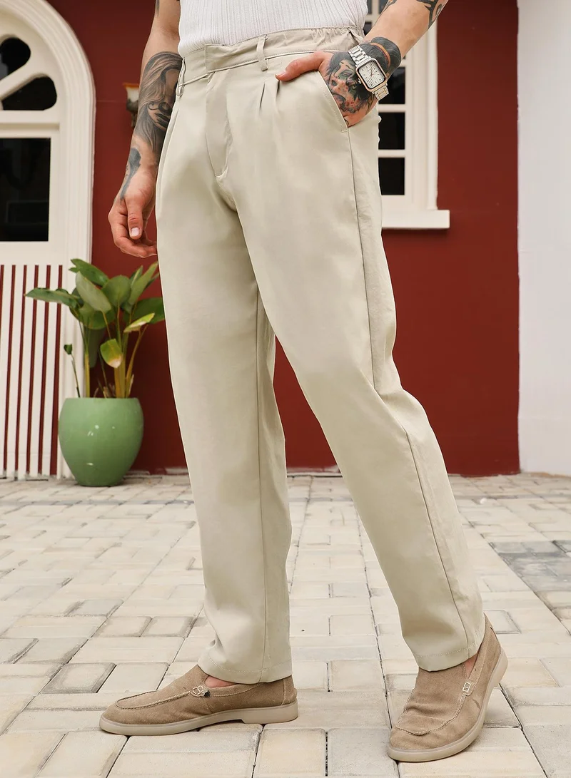 CAHOOT  Lightweight - Double-Pleated Tailored Trousers for Men | Best Price UAE