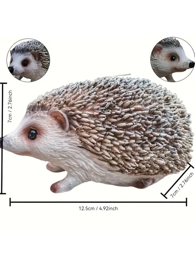 Hedgehog Figurine Resin Decor For Home Office Garden Animal Lovers Gift - Image 3